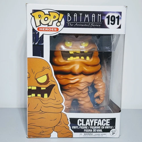 Funko Pop Heroes: Batman The Animated Series - Clayface #191 w/ Protector