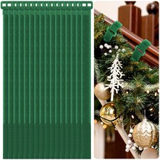 100 Pcs 12 Inch Christmas Garland Ties, Adjustable Holiday Garland Ties, Reus...