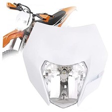 Dirt Bike Headlight,Motorcycle Headlight Headlamp Universal for normal white