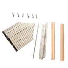 21 Keys Kalimba Replacement Parts Set with Bridge and Tuning Accessories