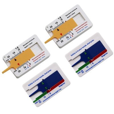4 Pcs Reifenverschleißprüfung Autoreifen Profilmesser Reifenmessertiefe