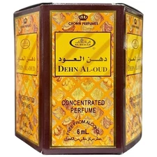 Dehn Al Oud Box of 6 x 6mL Roll On Perfume Oil Concentrated by Al Rehab