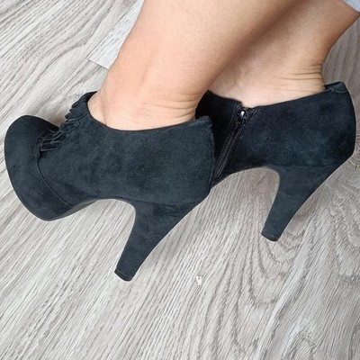 Women Gianni Conti boots black leather 39