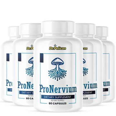 ProNervium- Nerve Support- 5 Bottles- 300 Capsules