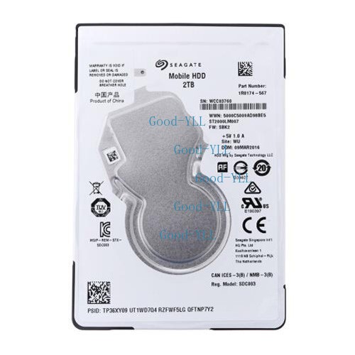 ST2000LM007 Seagate 2TB 128MB SATA 6Gb/s 2.5 inch Laptop HDD Hard Disk Drive - Picture 1 of 2
