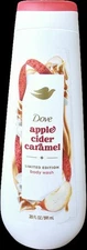 2pk  Dove Limited Edition Apple Cider Caramel Body Wash 20 FL OZ 