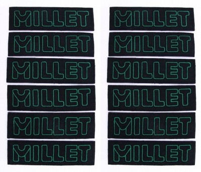 12 Embroidered Crest Patch   Millet Sportswear