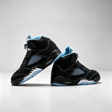 Free Shipping Jordan 5 Retro Black University...