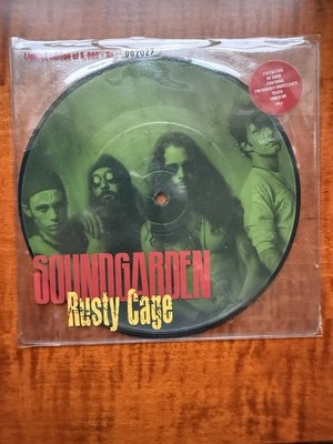SOUNDGARDEN RUSTY CAGE LIMITED NUMBERED 314/5000 PICTURE DISC UK IMPORT NM LOW #