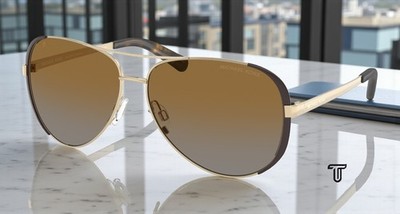 MICHAEL KORS MK5004 1014T5 Chelsea Gold Brown Polarized 59 mm Women's Sunglasses