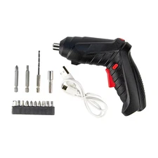 Cordless Electric Screwdriver Rechargeable 3.6V Electric Drill Power 15 Tool Set