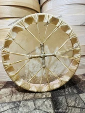 Handmade Shamanic Drum Cowhide 14" 16" 18" Natural Frame Drum