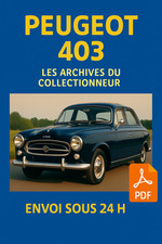 Manuel Atelier Peugeot 403