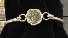 Widow's Mite Treasure Coin Prutah Ancient Biblical Authentic Anchor SS Bracelet