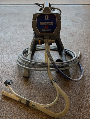 #ad Graco Magnum X5 TrueAirless Airless Paint Sprayer Stand w 25ft Hose 3000psi $129.99