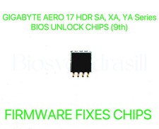 GIGABYTE AERO 17 HDR SA, XA, YA Series, ADMIN NO PASSWORD FIRMWARE BIOS CHIP
