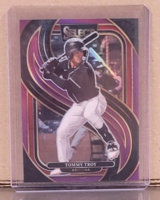 #ad Tommy Troy 2025 Panini Select Premier Level Purple 8 75 *RC* Diamondbacks $5.00