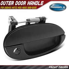 Front Right Exterior Door Handle Black Leather-Grain for Daewoo Matiz M100 M200