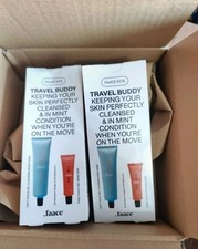 4 X FAACE Travel Buddy Kit Cleansing Wash Gel Mask Travel Size RRP £36 