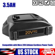 For WORX 20V MAX Extend Lithium Battery 20 Volt WA3520 WA3525 WA3575 WG155 WG540