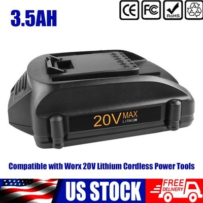 For WORX 20V MAX Extend Lithium Battery 20 Volt WA3520 WA3525 WA3575 WG155 WG540