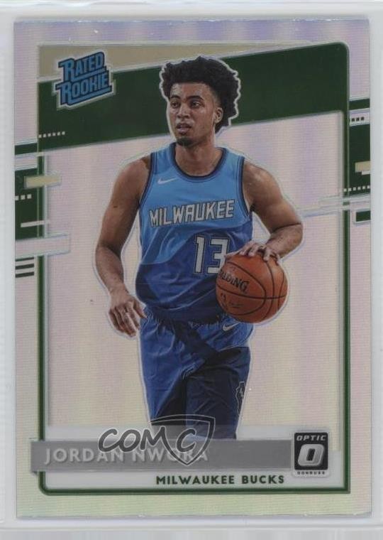 2020-21 Panini Donruss Optic Rated Holo Prizm Jordan Nwora #189 Rookie RC 18ms