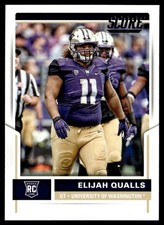 2017 Score Elijah Qualls Rookie Philadelphia Eagles #419