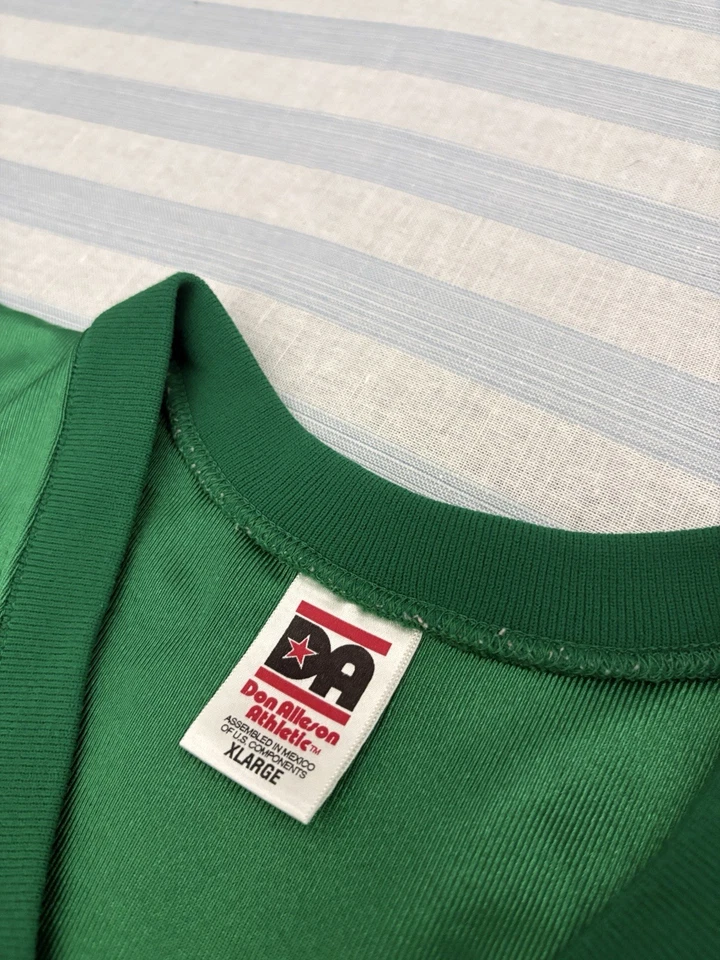 Camiseta de fútbol vintage verde Kelly Don Alleson atlética para hombre XL BLANK Eagles Foto 2 de 4