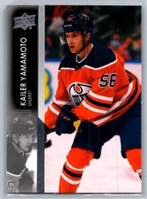 Kailer Yamamoto 325 2021-22 Upper Deck Edmonton Oilers Card