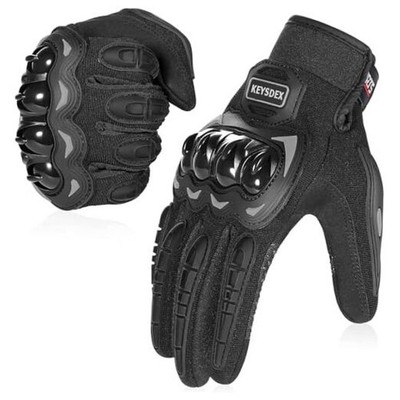 Motorcycle Gloves,Touchscreen Full-Finger Gloves for Men & Women, Ideal for 