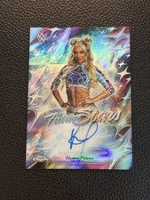 2026 Topps Chrome WWE Karmen Petrovic Future Stars Auto Refractor ENZ