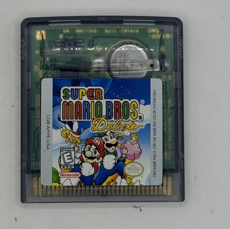 Nintendo Game Boy Color Super Mario Bros. Deluxe Video Games for