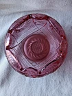 Vintage Fenton Cranberry Dusty Rose Glass Ruffled Scalloped