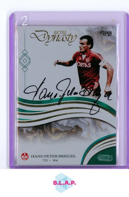 HANS-PETER BRIEGEL 1. FC KAISERSLAUTERN 75-84 ULTIMATE DROPZ AUTO 2025 09/35