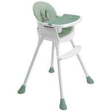 3-in-1 Hochstuhl für Babys und Kleinkinder mit Fußstütze, Baby Hochstuhl Grün