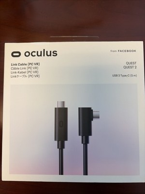 OCULUS QUEST 2 LINK CABLE  USB 3 Type-C   5 METERS  (16 FT)  Black