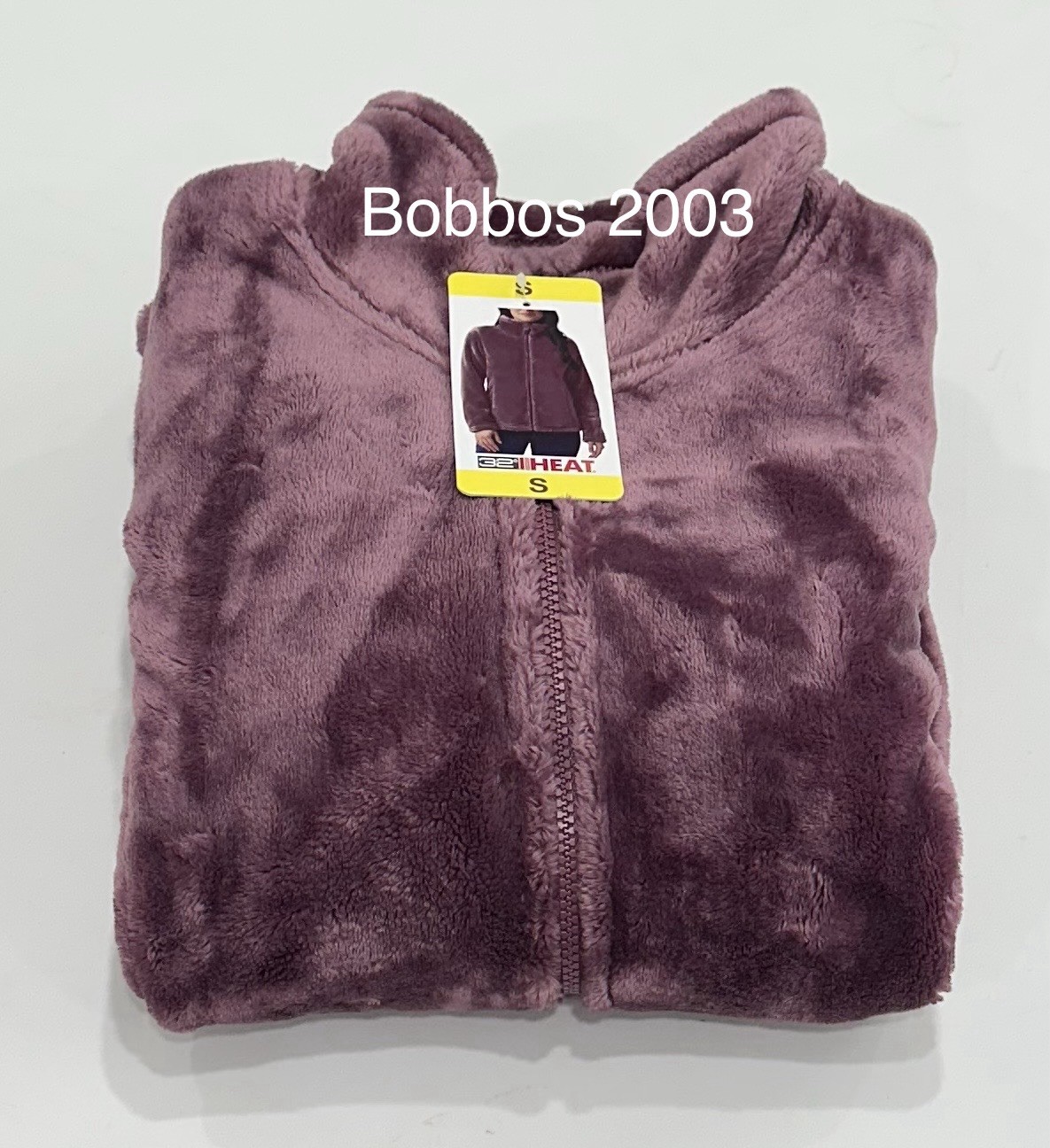 32 Degrees Heat Women's Plush Faux Fur Teddy Jacket, Purple, Size S