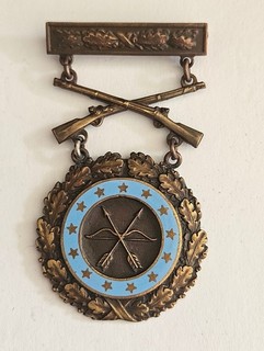 Pre WWI US Army 161st INFANTRY 193O Sharpshooter Badge