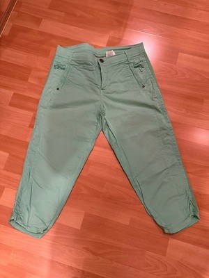 Coole, frisch hellgrüne bequeme 7/8 Damenhose, Gr. 42, dreamSTAR, Stretch Hose