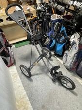 Sun Mountain Speed Cart Push Golf 3-Wheel Collapsible Gray Pneumatic Tires