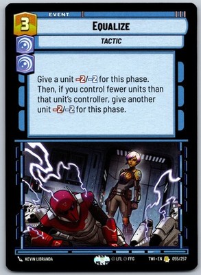 Equalize Rare Twilight of the Republic 055/257 NM