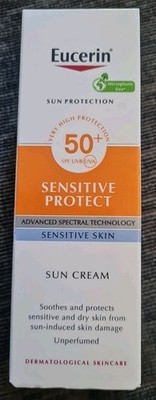 Eucerin Sun Protection Sensitive Protect Empfindliche Haut Sonnencreme LSF 50+ | 50ml