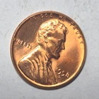 1958 D Lincoln Wheat Cent, Penny Almost Uncirculated