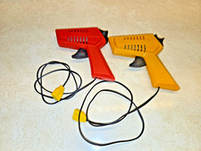  2 Vintage Tyco, Red  Yellow HO Slot Car Command Controllers  6421