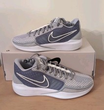 Nike Sabrina 1 TB Wolf Grey White Basketball Shoes Womens 7 FQ3391-010 No Lid