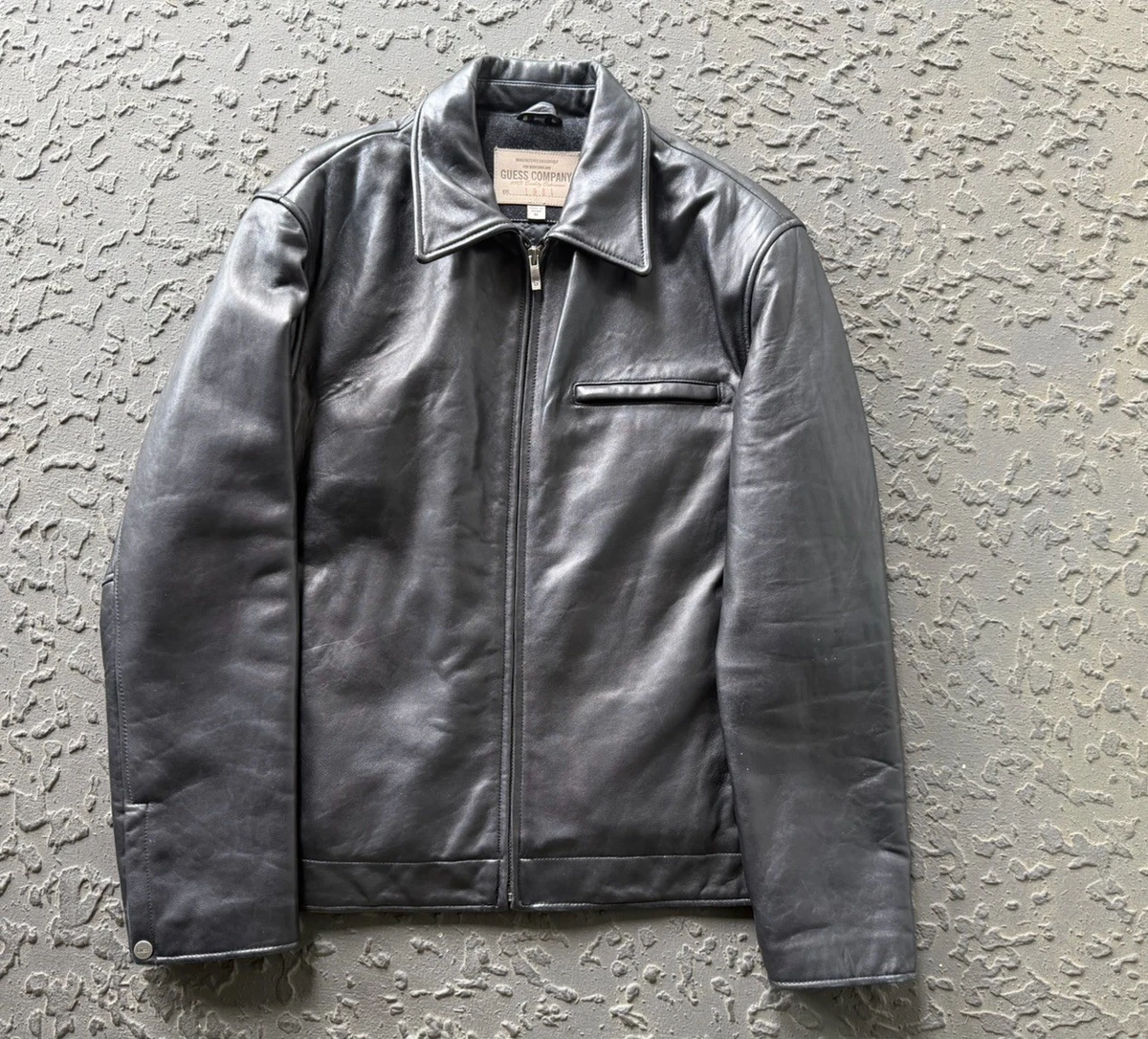 GUESS Leather Jacket products for sale | eBay