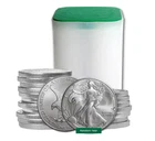 Tube of 20 - $1 American Silver Eagle Coin 1 oz BU - Random Year - US Mint