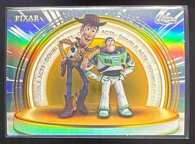 2025 Topps Pixar Gold Woody and Buzz Lightyear Golden Double Acts