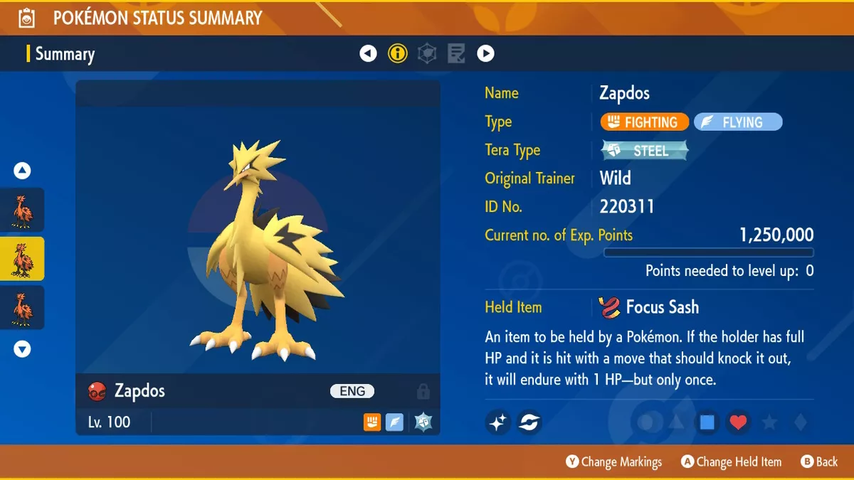 Pokémon Legality on X: [VG] Shiny Galarian Zapdos is now available and  usable in VGC 2022 and all formats    / X