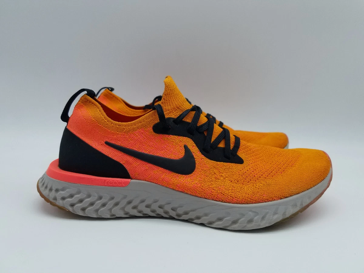 Nike running epic react in orange hotsell